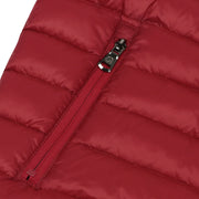 Men's Goose Down Puff Jacket Glacier  - Burgundy RED size S M L XL