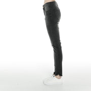 Women's Skinny Ripped Black Jeans