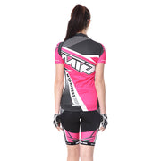 Womens Cycling Jersey Suits Short Sleeve + 3D Padded Shorts Bicycle Clothing