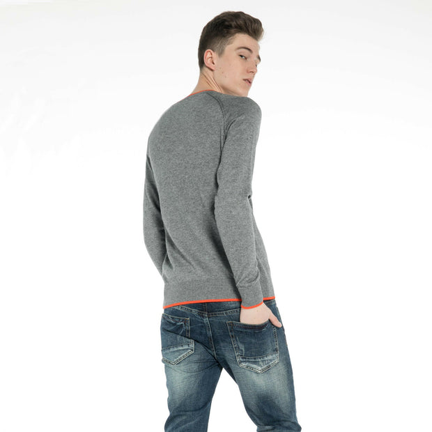 Woolen Crew Neck Raglan Sweater for men