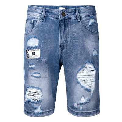 Mens Ripped Distressed Jeans Summer Shorts Summer Beach Shorts