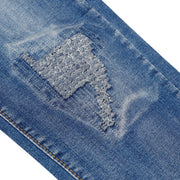 Blue Ripped Stretch Skinny Jeans size S M L XL
