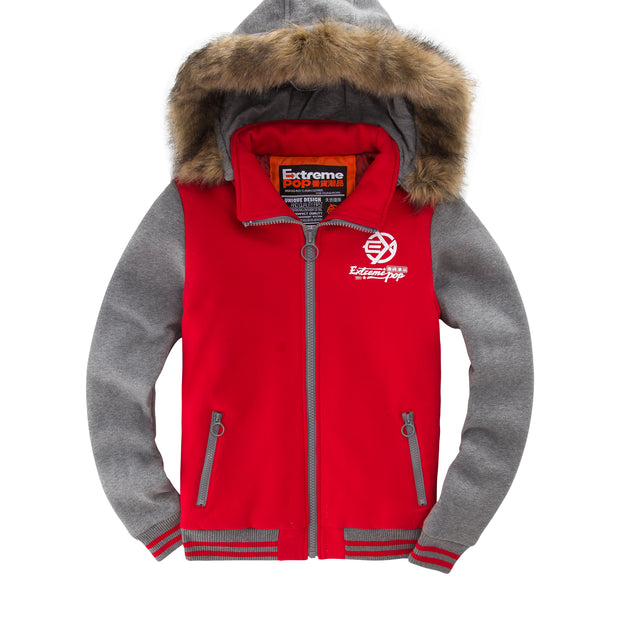 Storm Fur Zip-up Hoodie Jacket