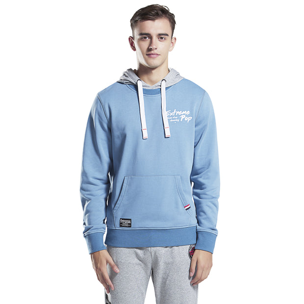 Men's Hoodie Sweatshirt Washed  S M L XL Blue Khaki
