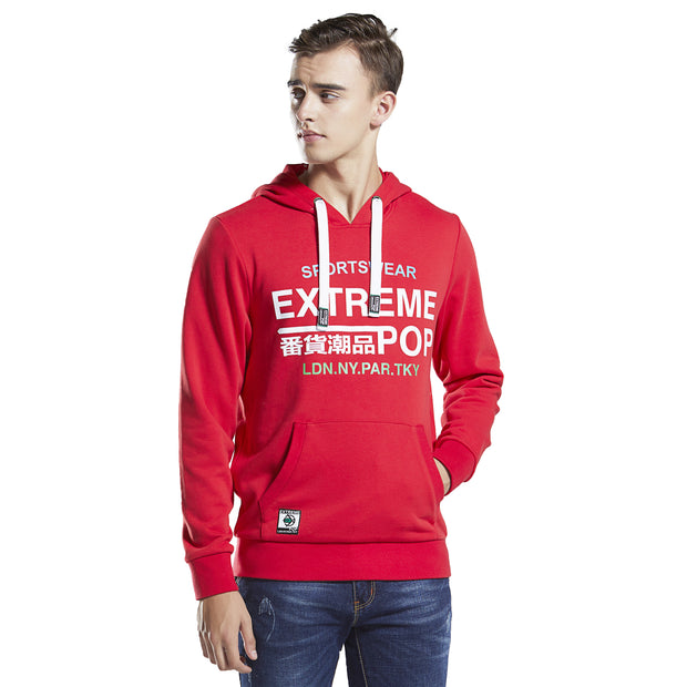 Extreme pop mens Hoodie Sweatshirt Garment Washed