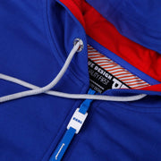 Mens Distressed Hooded Sweatshirt RRP£40 Zip-Up Hoodie Jacket Pullover Fitted