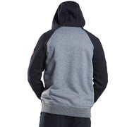 Men's Bonded Full-Zip Hoodie - Fleece Jacket black grey size S M L XL