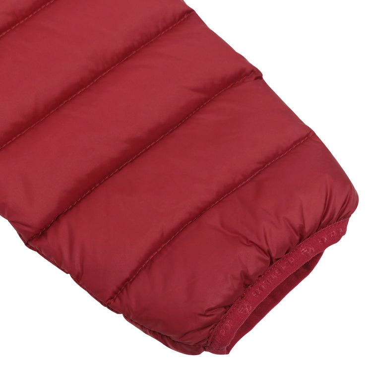 Men's Goose Down Puff Jacket Glacier  - Burgundy RED size S M L XL