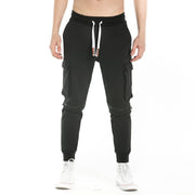 Marled Stretch Knit Baggy Joggers