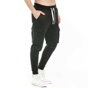 Marled Stretch Knit Baggy Joggers