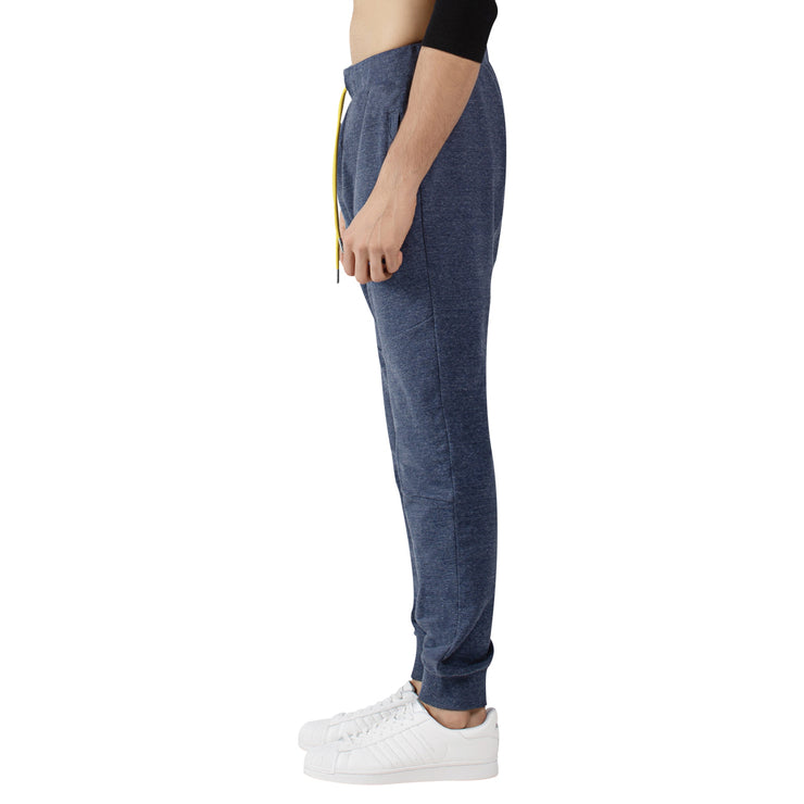 Marl Cotton Stretch Slim Fitted Joggers
