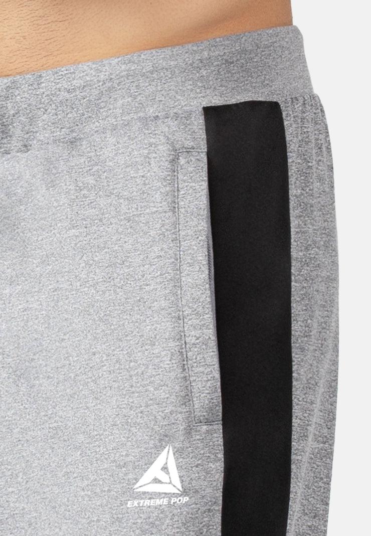 Mens sweatpants bottoms with Reflective printed blocks