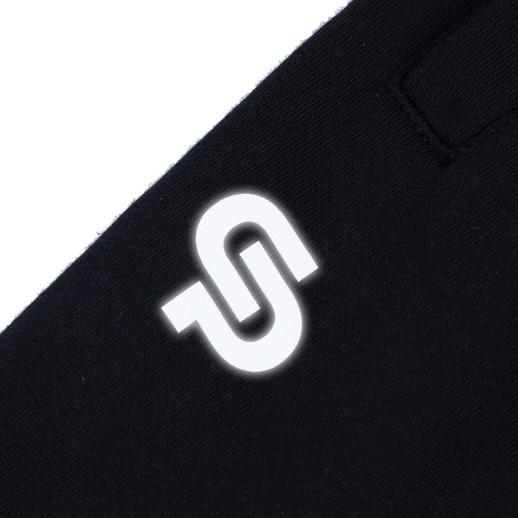 Extreme Pop Mens Cuffed Joggers Reflective Printed Running Pants UK Brand Grey KHAKI black size S M L XL