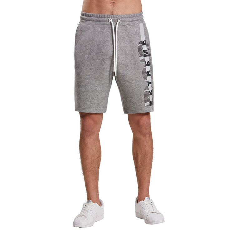 Extreme Pop Mens Printed Casual Shorts Two-Tone Terry Half Pants UK Brand