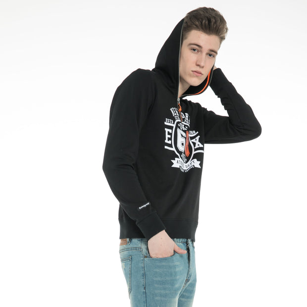 Zip-up Hooded Sweatshirt