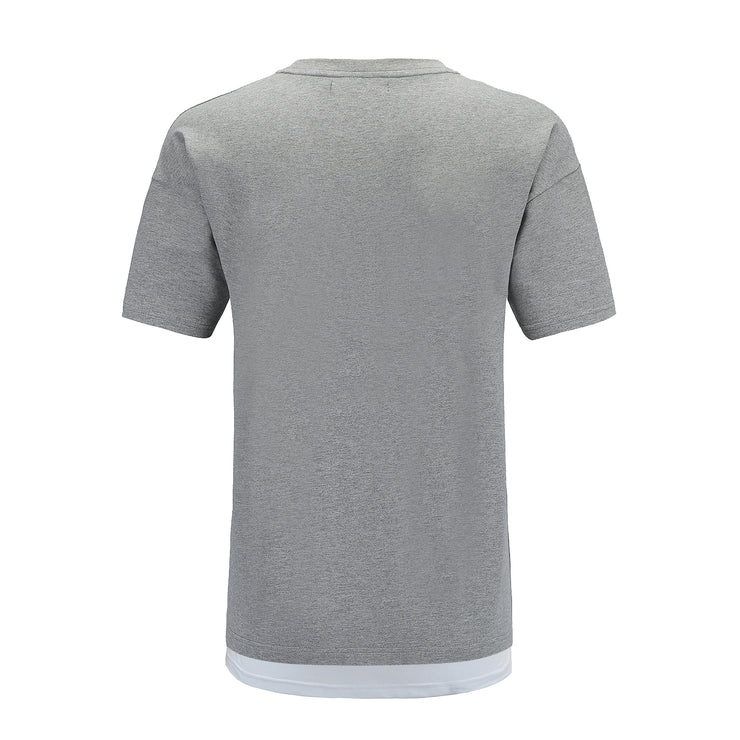 grey T-shirt back side