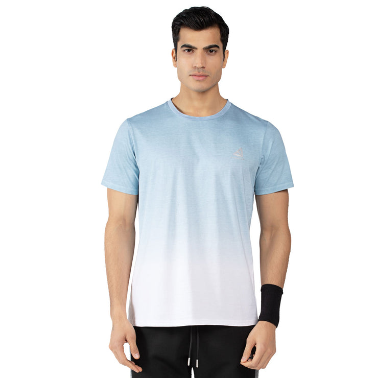 Men's Cotton Short Sleeve Dip-Dyed T-shirts