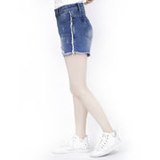 UK Womens High Waisted Shorts Jeans Ripped Denim Shorts Jeans HotPants