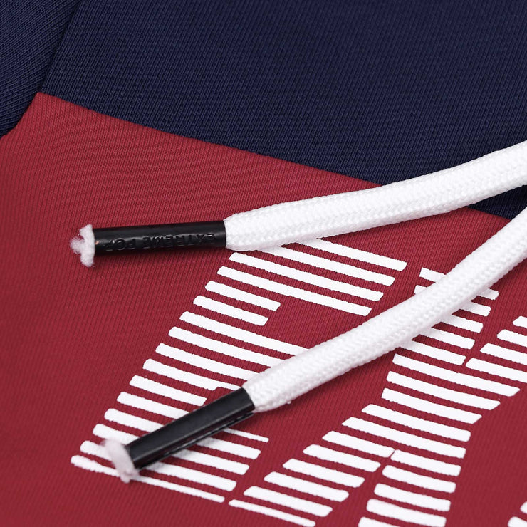Womens Sports Hoodie Sweatshirt  S M L XL Navy/Red/White Blue/White/Red