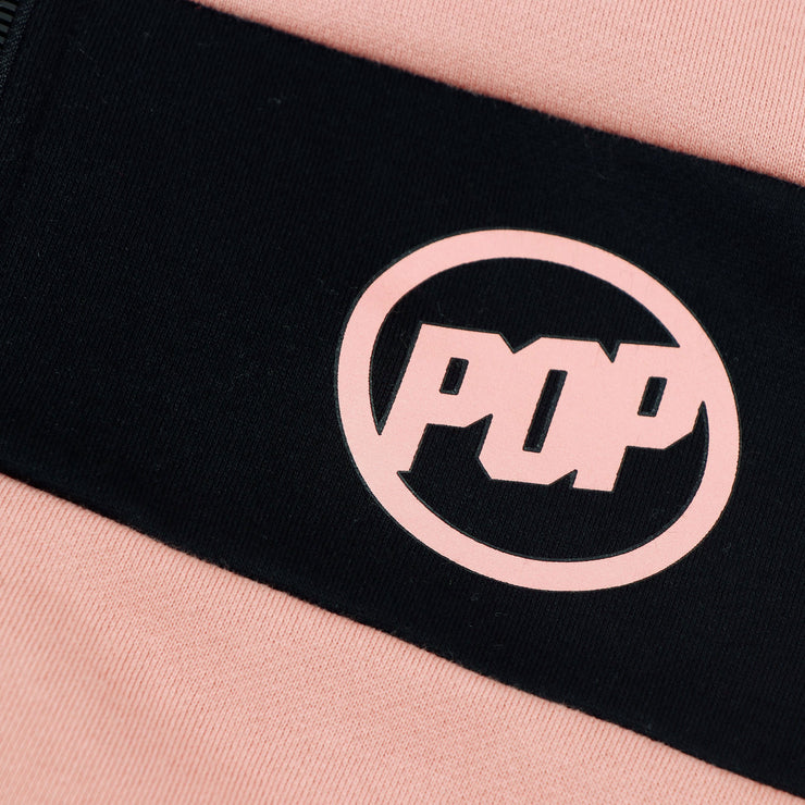 Pop Band Zip-up Hoodie - Pink
