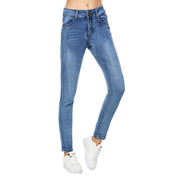 Skinny Stretch Distressed Jeans