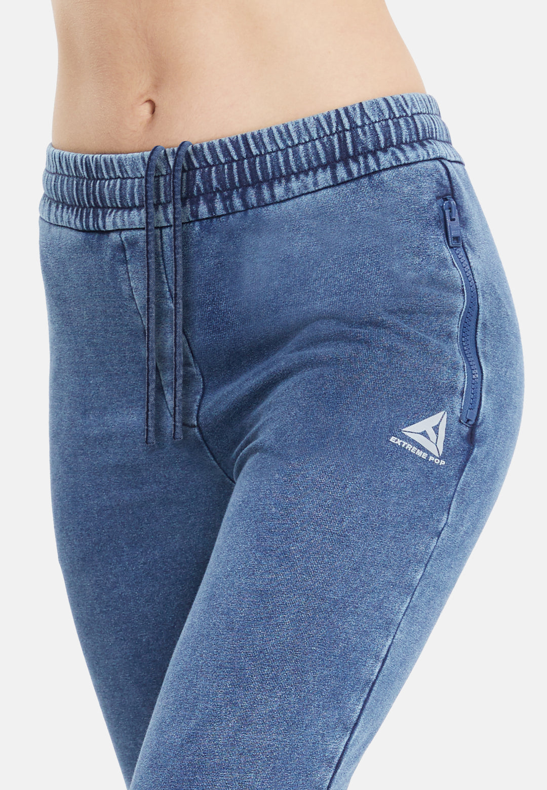 Denim tracksuit bottoms online