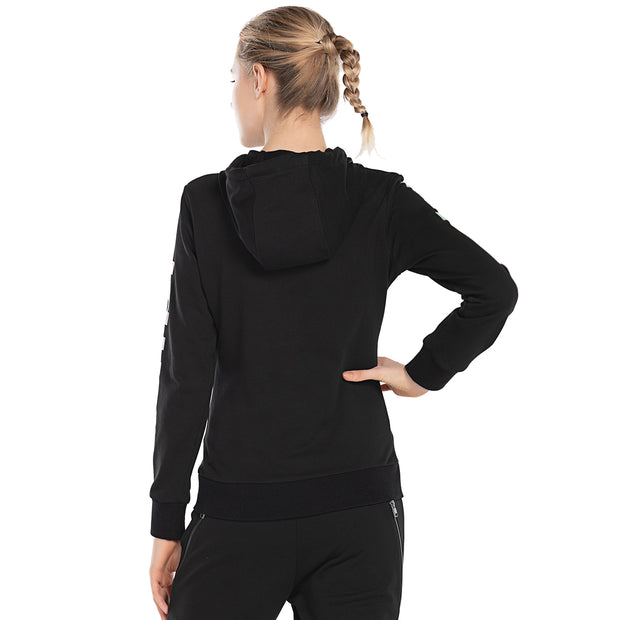 Womens Sweatshirt Hoodie Jumper size S M L XL  BLACK GREY