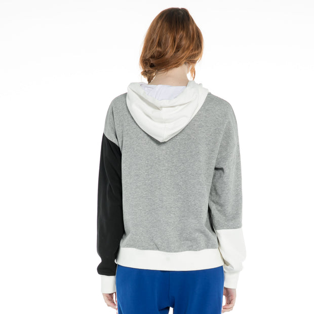 Women's Contrast Colors Hoodie Sweatshirt